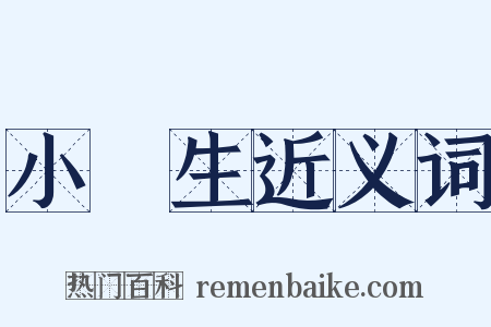 小學生近义词是什么意思的图片